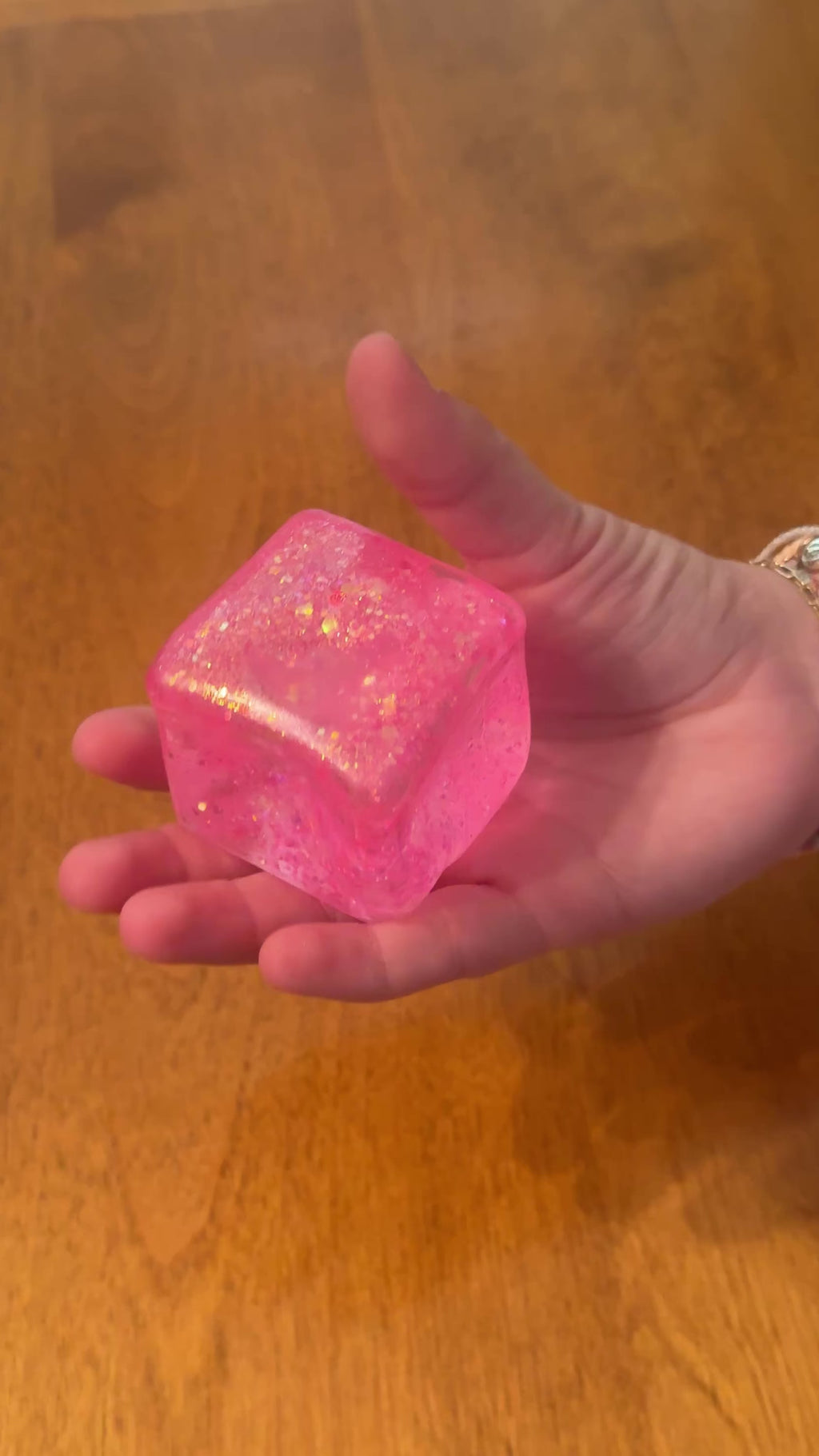 Mystery Glitter Cube Squishy