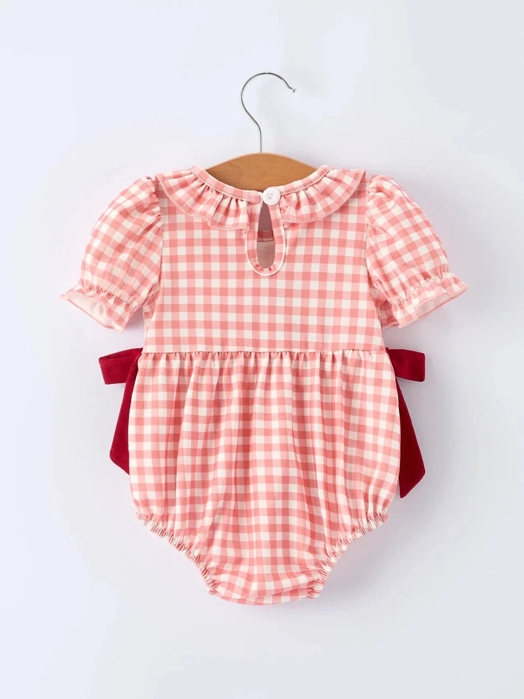 Baseball Bow Romper